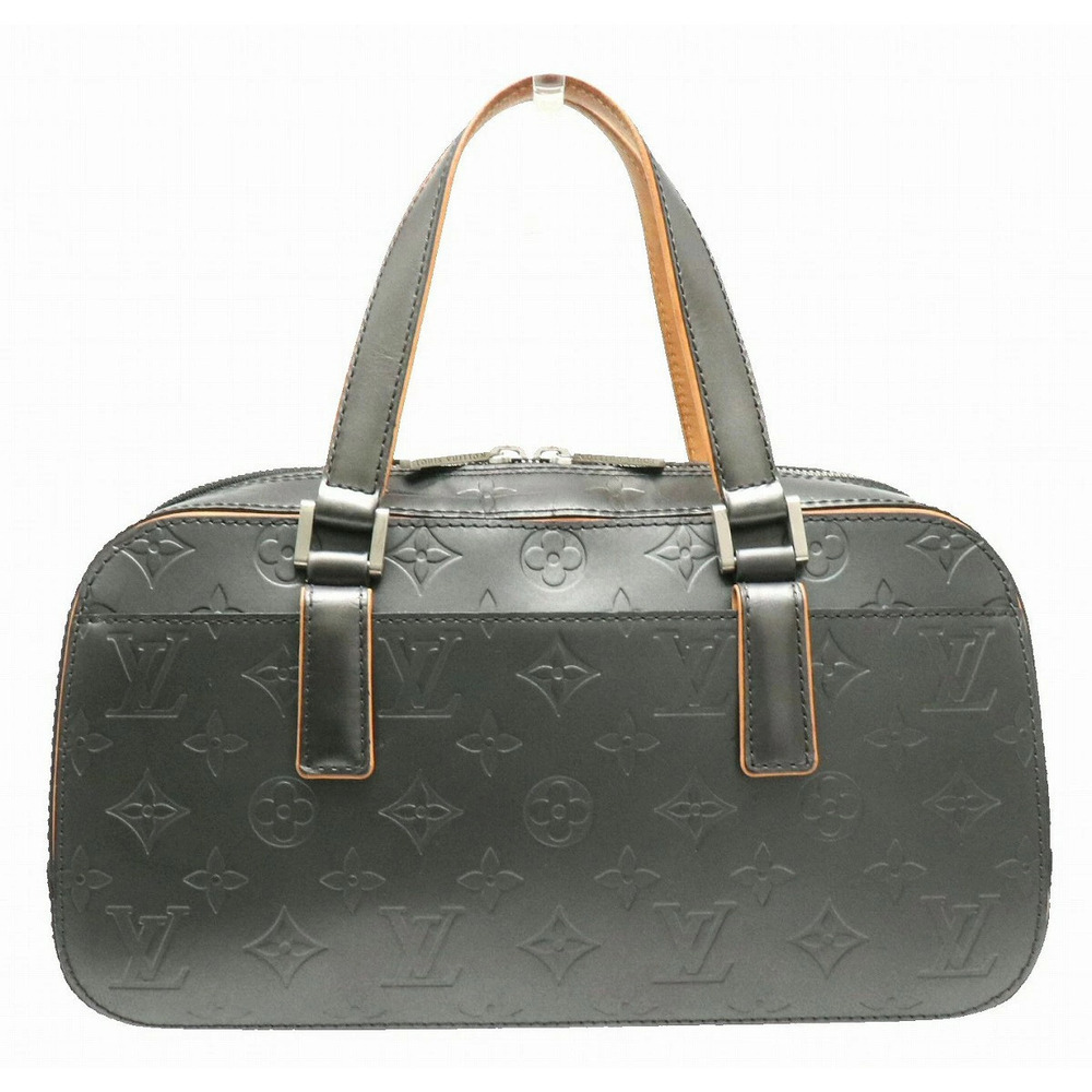 LOUIS VUITTON Monogram Matte Shelton Handbag Noir Black